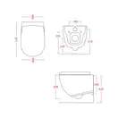 Унітаз підвісний Artceram File 2.0 Rimless з кришкою SoftClose, білий (FLV004 01; 30_FLA014 01)
