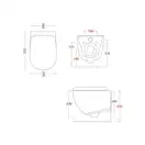 Унітаз підвісний ArtCeram File 2.0 Rimless, grigio oliva (FLV004 15; 00)