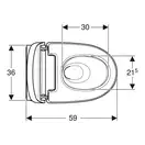 Подвесной унитаз-биде Geberit AquaClean Mera Classic (белый «Alpine») (146.204.11.1)