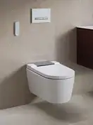 Підвісний унітаз-біде Geberit AquaClean Sela (унітаз білий глянець/панель хром глянець)  146.224.21.1