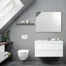 Підвісний унітаз-біде Geberit AquaClean Sela (унітаз білий мат/панель білий мат)  146.224.JT.1