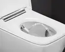 Підвісний унітаз-біде Geberit AquaClean Sela Square (білий KeraTect, панель хром глянець)  146.250.21.1