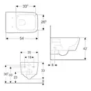 Geberit iCon Square Унитаз подвесной, белый (201950000_571910000)