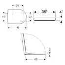 Унітаз підвісний Geberit iCon Rimfree з кришкою Soft-Close, білий (204060000/500.670.01.1) (204060000_500.670.01.1)