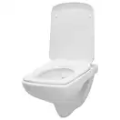 Унитаз подвесной Rimfree (безободковий) Geberit Selnova Square с сиденьем Soft Close QuickRelease (500.275.01.1+500.336.01.1)
