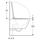 Geberit Smyle Square Унитаз подвесной, белый (500.685.01.1)