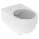 Унитаз подвесной Rimfree (безободковий), закрытая форма Geberit Selnova Square с сиденьем Soft Close QuickRelease (500.694.01.2+500.335.01.1)