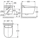 Grohe Sensia Pro Унитаз-биде настенный, белый (36508SH0)