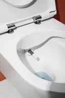Унитаз-биде Rimless (безободковый) Laufen Cleanet Navia (сиденье в комплекте), белый матовый (820601.757.000.1) фото 10 Aquada.com.ua