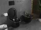 Подвесной унитаз MEXEN LENA BLACK MATT (MEX-30224075)
