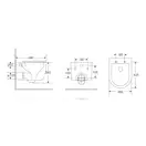 MIXXUS PREMIUM TOPPER-0302-T3 Унітаз підвісний, білий (MP6599)
