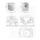 Nic-Design Унітаз підвісний Nic Design Ovvio, cipria (003479060)