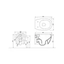 Nic-Design Унітаз підвісний Nic Design Milk 34.5 x 52 x 28.5h, Sabbia матовий (003482051)