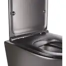 Унитаз подвесной Qtap Robin New безободковый с сиденьем Soft-close QT1333046ENRMB