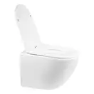 Унитаз подвесной Qtap Robin безободковый с сиденьем Soft-close QT1333046ERW