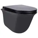 Унитаз подвесной Qtap Virgo безободковый с сиденьем Soft-close QT1833051ERMB