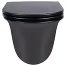 Унитаз подвесной Qtap Virgo безободковый с сиденьем Soft-close QT1833051ERMB