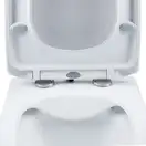Унитаз подвесной Qtap Gemini безободковый с сиденьем Soft-close QT25332614EW
