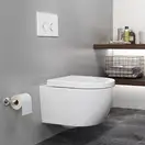 Унітаз підвісний безободковий Quarter Bath Deep, білий (70DE03054.00.1.3.01)