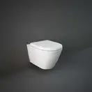 Унитаз подвесной Rimless (безободковый) Rak Ceramics Resort, белый глянец (RST23AWHA)