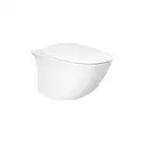 Унитаз подвесной Rimless (безободковый) Rak Ceramics Sensation, белый глянец (SENWC1446AWHA)
