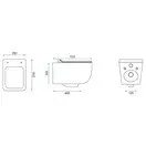Унітаз REA Матео Rimless REA-C1258