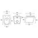 Унітаз REA Rea Tito N Rimless REA-C1500