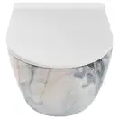 Подвесной унитаз REA CARLOS GRANIT SHINY GLOSSY (REA-C8002)