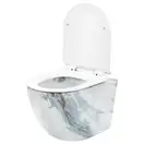 Подвесной унитаз REA CARLOS GRANIT SHINY GLOSSY (REA-C8002)