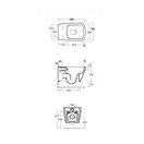 Унітаз підвісний Baden Baden BB 18 (BB18-F87), SIMAS (BB18/F87(85)  (WHITE))
