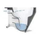 Унітаз підвісний Baden Baden BB 18 (BB18-F87), SIMAS (BB18/F87(85)  (WHITE))