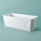 Ванна з штучного каменю Artceram Square 180x80 (ACW004 01)