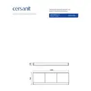 Cersanit Панель для ванни Smart 170 біла  Церсаніт (FZZO1000843624)