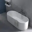 Ванна зі штучного каменю Flaminia Oval 170х70 окремостояща, білий (OV170 SABBIA BIANCO) (OV170 SABBIA_BIANCO)