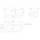 Ванна акрилова Knief Wall CR 180х80, білий глянцевий (0100077R06 / 01000910) (0100077R06_01000910)