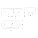 Ванна акриловая Knief Form Fit 190 х 90 см (0400-087) фото 3 Aquada.com.ua