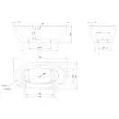 Ванна акрилова Knief Aqua Plus® LOOM, 190х95 (0100-088) (LOOM_0100-088)