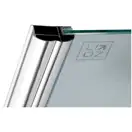 Штора на ванну Lidz Brama SS120x140L.CRM.FR стекло Frost 6 мм, левая (LBSS120140LCRMFR)