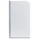 Штора на ванну Lidz Brama SS80x140L.CRM.FR стекло Frost 6 мм, левая (LBSS80140LCRMFR)