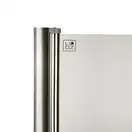 Штора на ванну Lidz Brama SS80x140L.CRM.TR стекло прозрачное 6 мм, левая (LBSS80140LCRMTR)