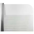 Штора на ванну Lidz Brama SS80x150L.CRM.L стекло Linie 6 мм, левая (LBSS80150LCRML)