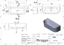 MIRAGGIO BALI Ванна, белая (0000262)