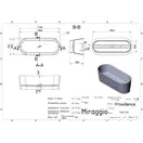 MIRAGGIO PROVIDENCE Ванна, біла (0000276)