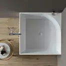 Nic-Design Ванна зі штучного каменю Nic Design Tub 100х100х60h см, Cipria матовий (014234060)