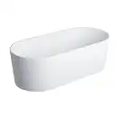 ванна кам'яна Omnires Ovo 160x75 овальна white (OVOWWBM)