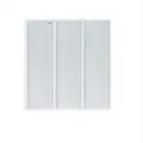 Штора на ванну Qtap Gemini WHI401314RP4 стекло Pear 4 мм, 130x140 см (GEMWHI401314RP4)