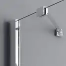 Шторка для ванни Idea PNJ II 100 з тримачем рушника, RADAWAY (10001100-01-01W)