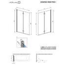 Шторка для ванни Essenza New PND I 120 права, RADAWAY (207212-01R)