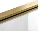 Шторка для ванны REA ELEGANT BRUSHED GOLD 70 постоянная (REA-W6600)