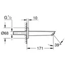 Вилив для ванни Grohe Eurosmart (134482433)